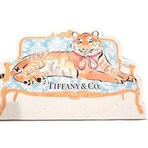 Tiffany & Co. Decorative Wood Tiger Display